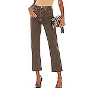 Re/Done High Rise Stove Pipe Jeans size 27